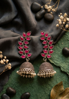 Buy Women`s Silver Plated Oxidized Pearl Earrings