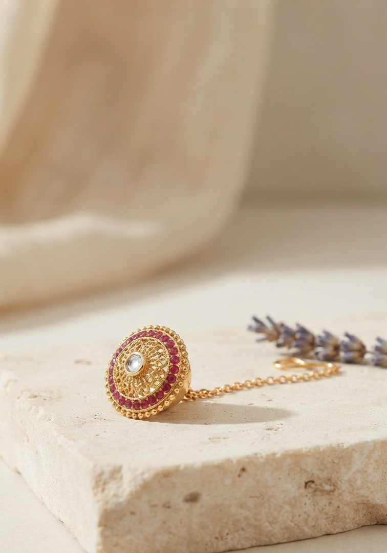 Traditional Kundan Borla