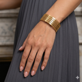 Anti-Tarnish Broad Bracelet