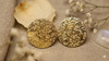 Classy Round Shape Brass Earrings
