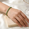 Green Stones Chain Bracelet