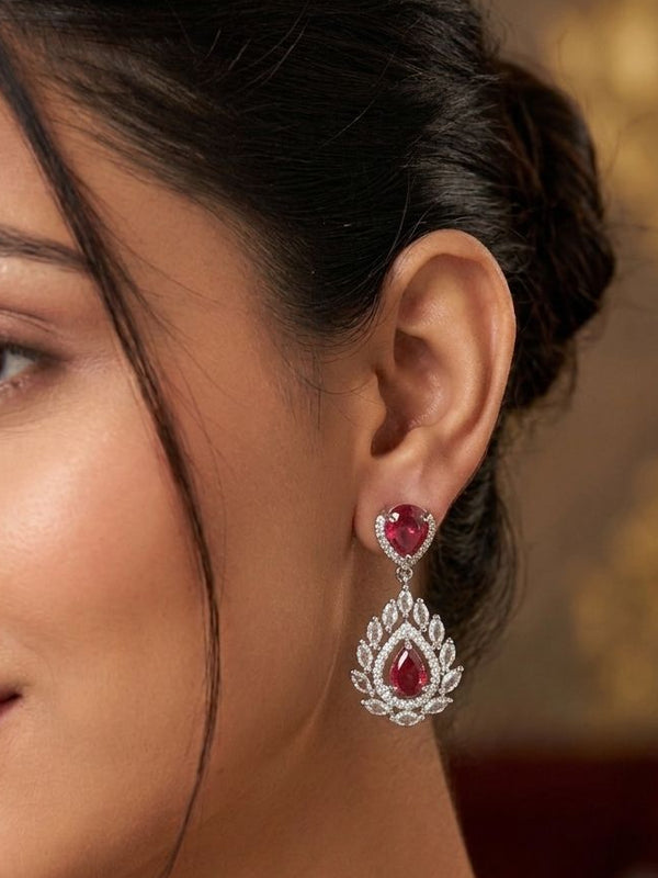 Premium Quality American Diamond Earrings