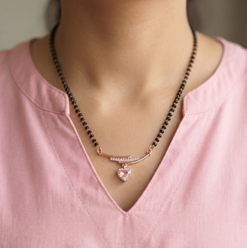 Heart Drop Stylish Mangalsutra