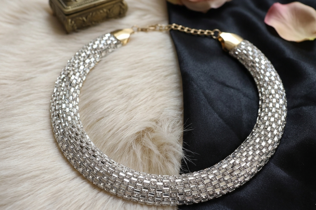 Shimmering Crystal Necklace