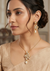 Meraki Kundan Pendant Set with Pearl