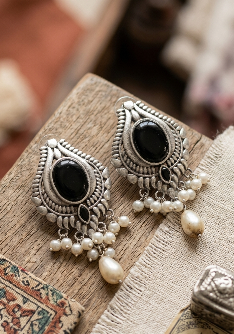 Meraki Pearl Drop Earrings