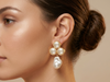 Trendy Latest Pearl Drop Earrings
