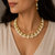 Traditional Oxidized Beads Necklace