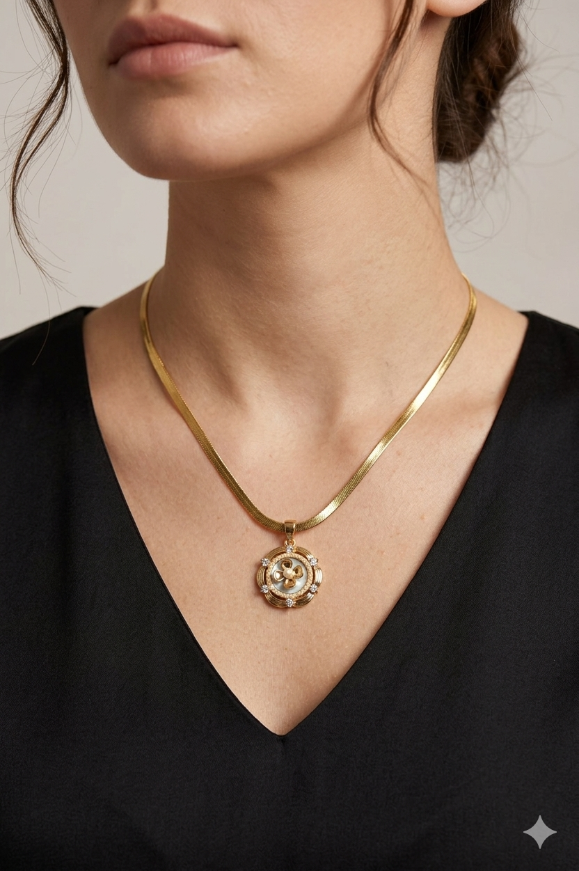 Anti-tarnish Stylish Embellished with Moti