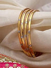Gold &Silver Dual Tone Gold Plated Bangles