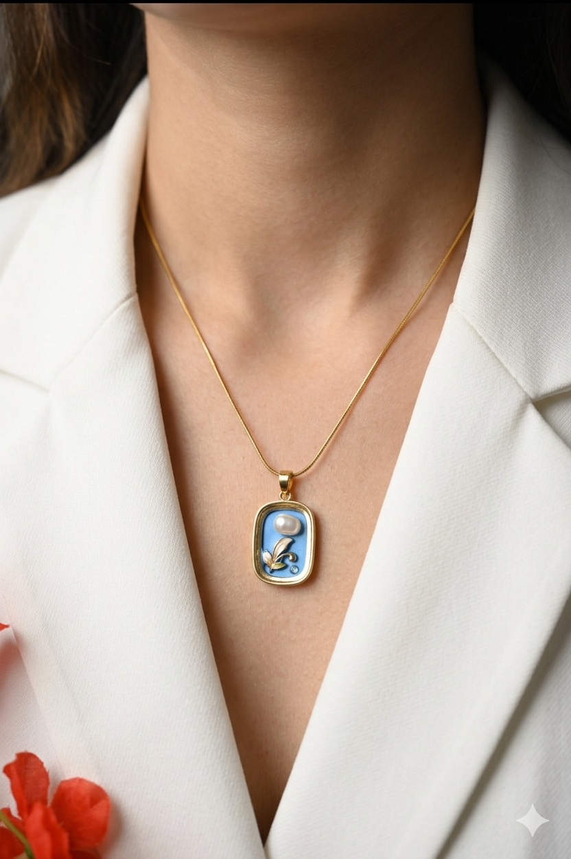 Pearl Flower Princess Pendant