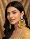 Traditional Kundan Chand Bali Earrings