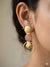 Elegant Gold Brass Earrings