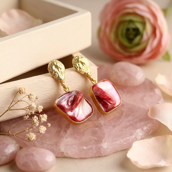Gemstone Fashion Dangling Earring