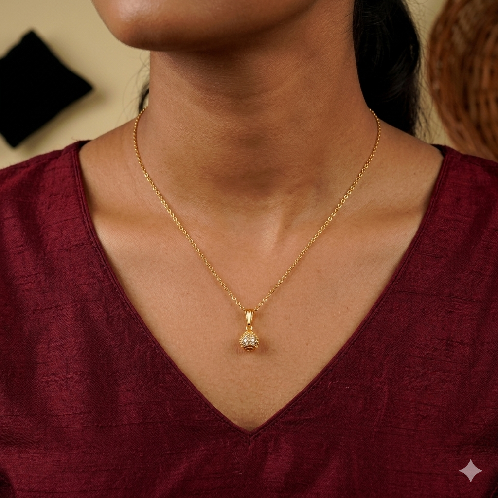 Small Ball Pendant Chain
