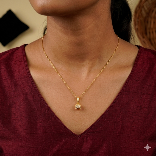 Small Ball Pendant Chain