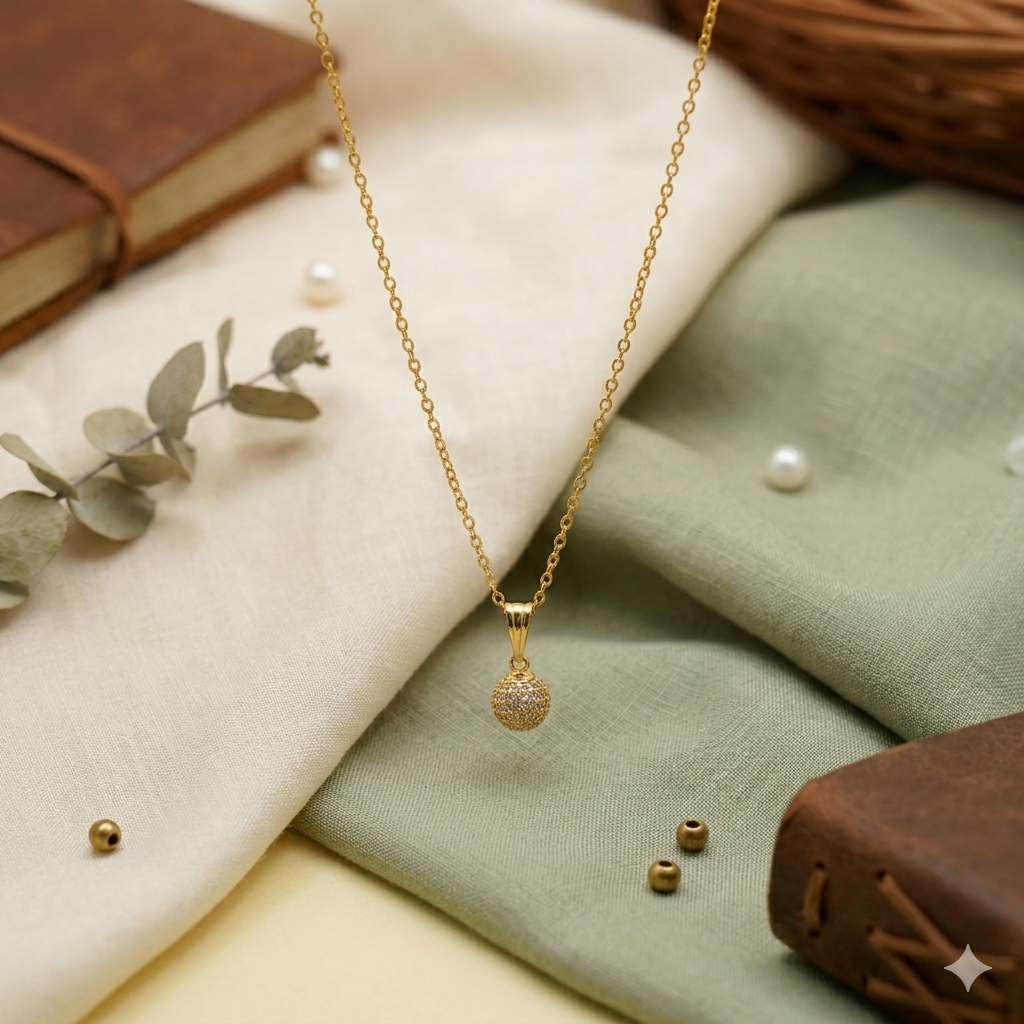 Small Ball Pendant Chain