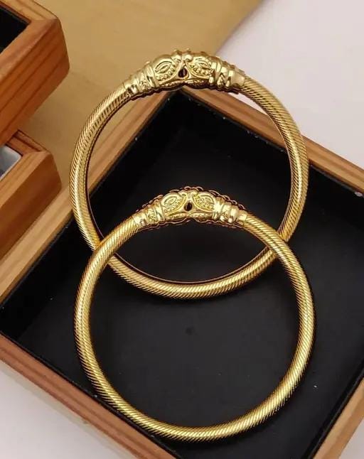 Pretty Elephant Face Kada Bangle for Daily wear