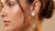 Designer Gold Finish Leaf Pearl Earrings
