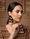 Multicolor Beaded Earring With Shells