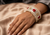 Silver Plated Pearl Beaded Stone Kada