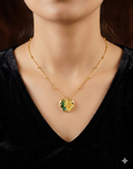 Heart Shape With Stones Pendant