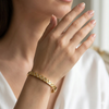 Minimalist 18k Gold Plated Star-Studded Bracelet