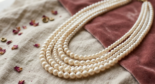 Multilayer Pearl Necklace Set