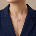 Rose Gold Plated Butterfly Pendant with Chain