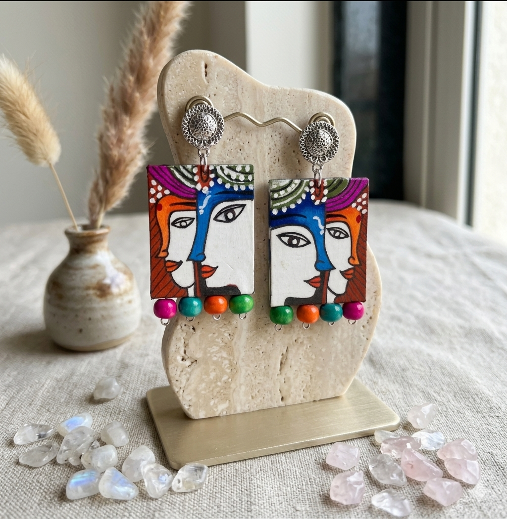 Hand-painted stunning Earrings