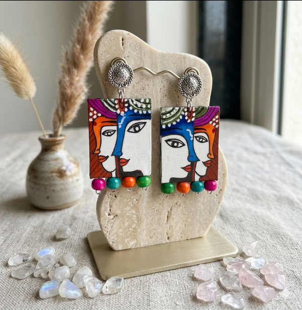 Hand-painted stunning Earrings