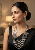 Antique Silver Beads Necklace