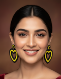 Heart Design Beads Earrings