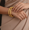 Beautiful Gold Pated Handcrafted Bangles