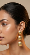 Elegant Stylish Brass Long Earrings