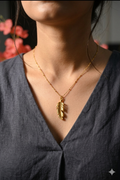 Anti-tarnish Feather Charm Pendant
