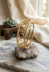 Elegant 18kt Gold Plated Cuff Bracelet