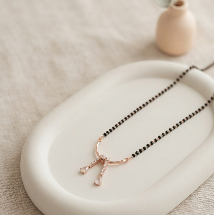 Elegant CZ Diamond Mangalsutra
