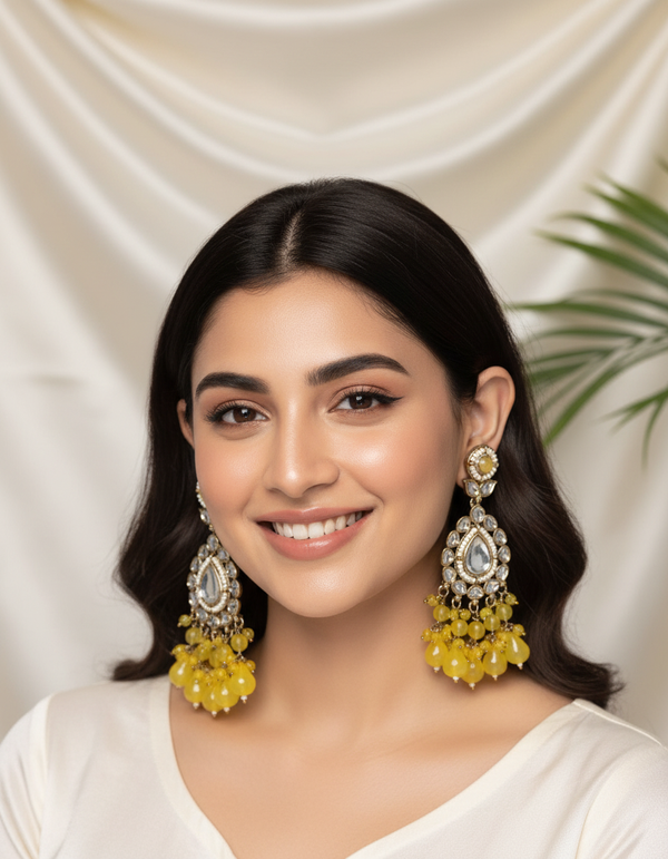 Alia Style Kundan Jhumka