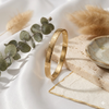 Anti Tarnish Gold Toned Classic Bracelet