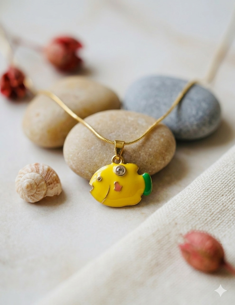fish Design Pendant Chain