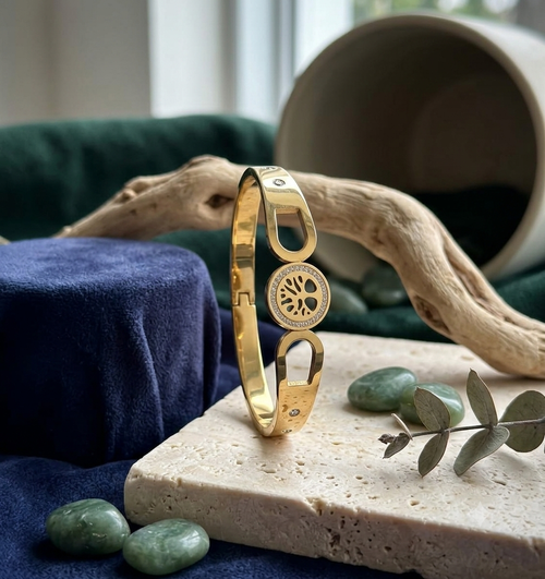 Anti-Tarnish Tree Design Bracelet