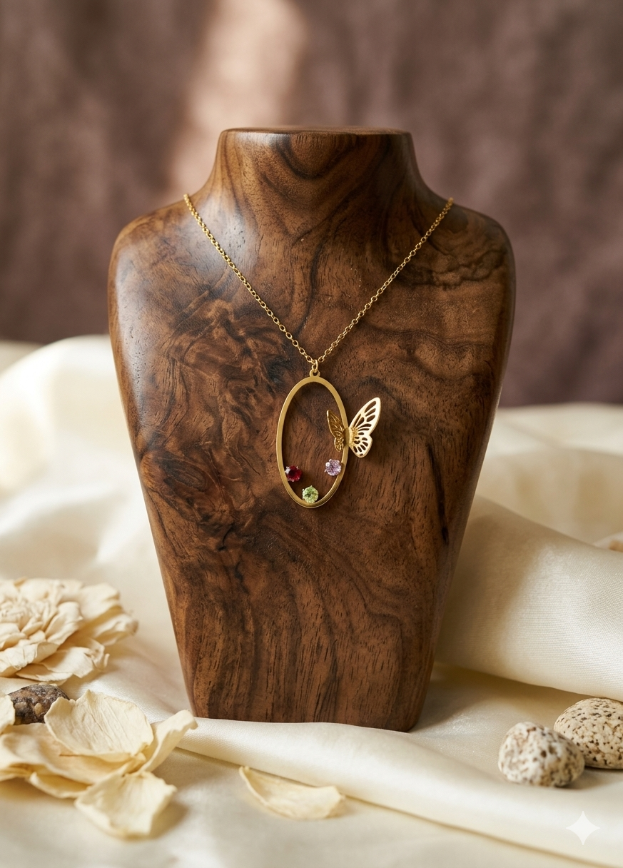 New Arrival Stainless Steel Butterfly Necklace
