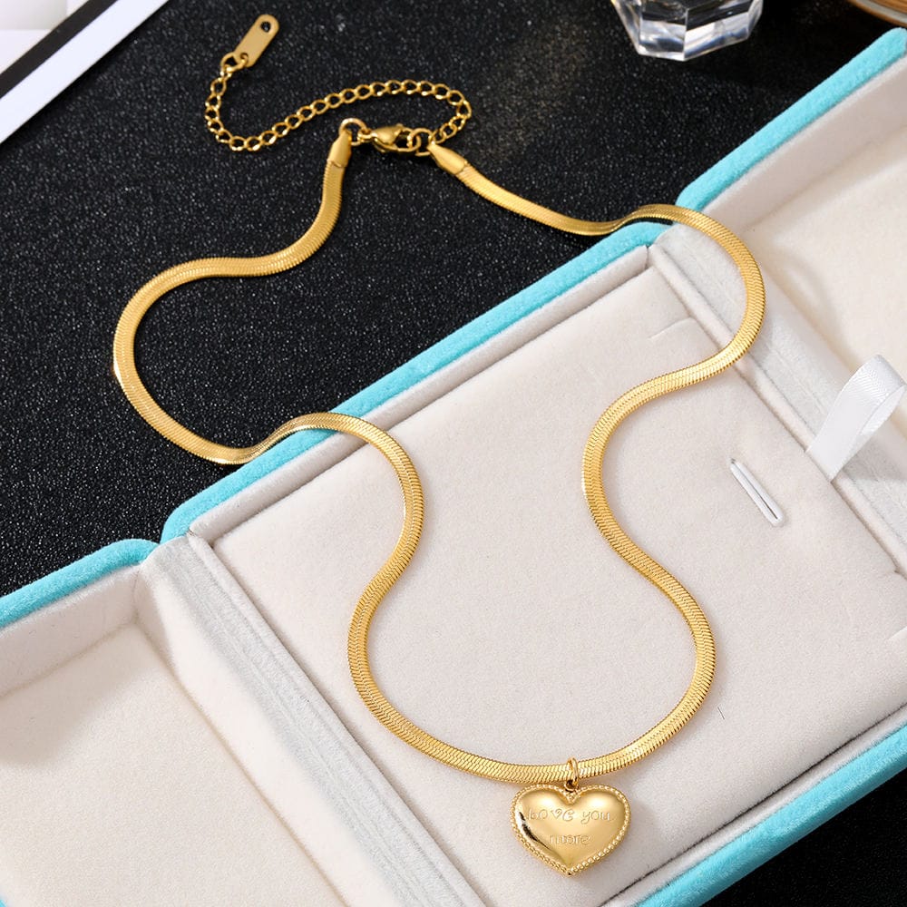 Heart Design Anti-Tarnish Pendant