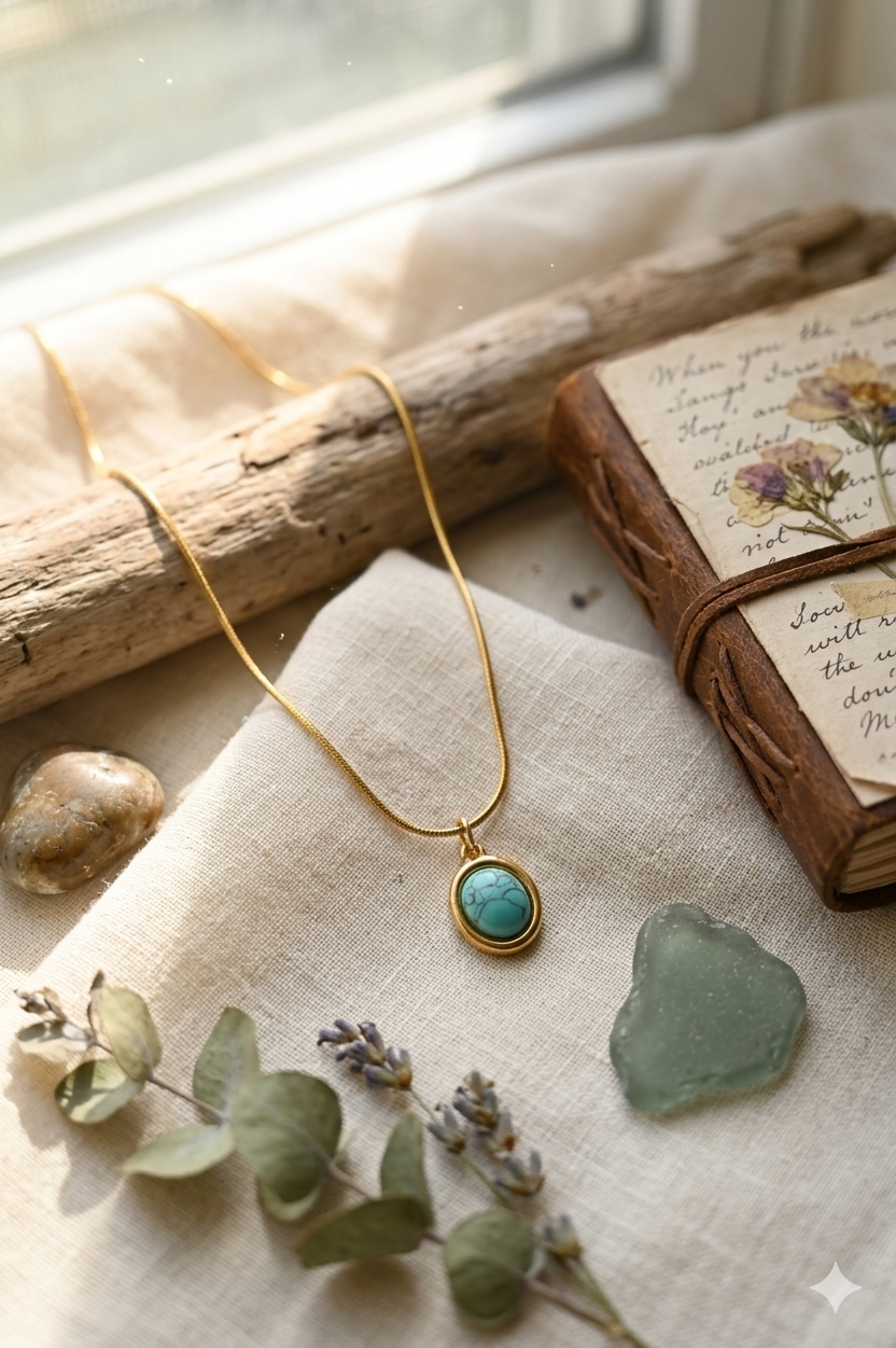Buy Vintage Turquoise Pendant Chain